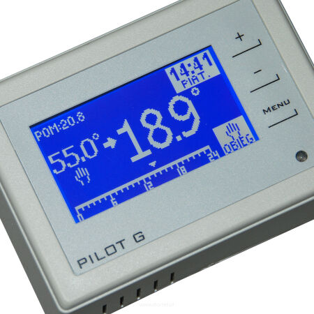 panele pokojowe, termostaty