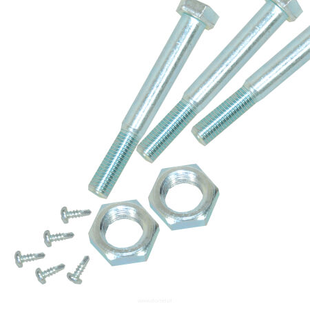 artykuły metalowe, śruby, nakrętki, nity