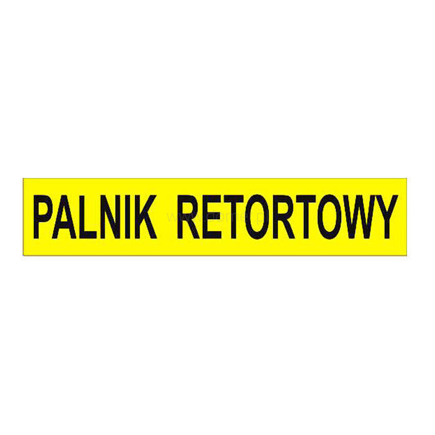Retort Burner Sticker
