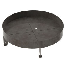 Palenisko ogrodowe metalowe FOCOLARE 4 niemalowane, blacha 2mm, 70cm - 3