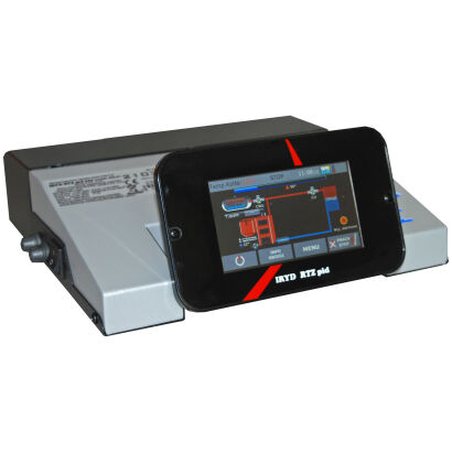Controller for furnace boiler with feeder IRYD 602 RTZ 1R PID touch screen