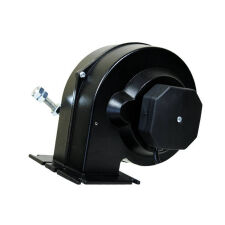 Dmuchawa do kotła, wentylator DM 125 malowana obudowa, przesłona O, przewód 2 m - 3