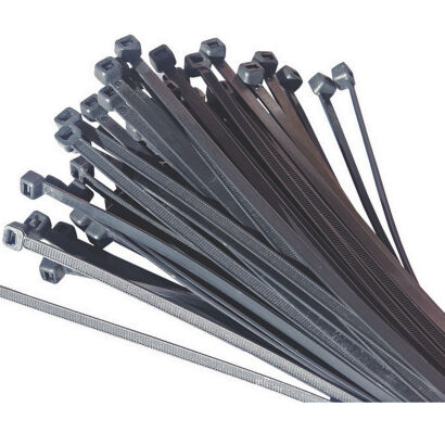 Plastová kabelová stahovací páska - délka 300 mm - šířka 3,6 mm