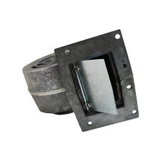 Fúkač do kotla, ventilátor WBS-6 hliníkový s klapkou a káblom 0,65 m - motor 35 W - 4