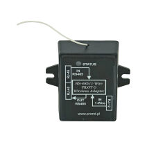 Control panel room regulator thermostat REMOTE G RF BLACK 913.01 - 3