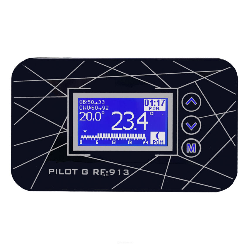 PANEL REGULATOR POKOJOWY PILOT G RF NOW CZARNY 913.01