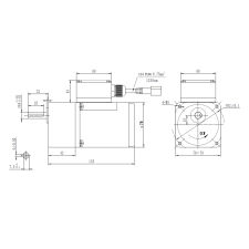 Linix Silnik, motoreduktor do podajnika na pellet PellPal i QPell YN70-15 - 5
