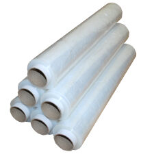 Folia stretch do pakowania, biała - 3,2 kg - 2