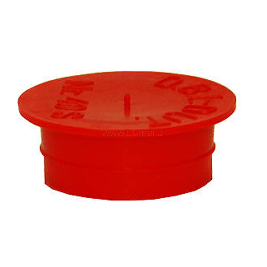 Red internal cap 3/4 inch plug - 41 0040