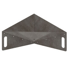 Palenisko ogrodowe metalowe FOCOLARE 2 blacha 2mm, niemalowane, 75cm - 2