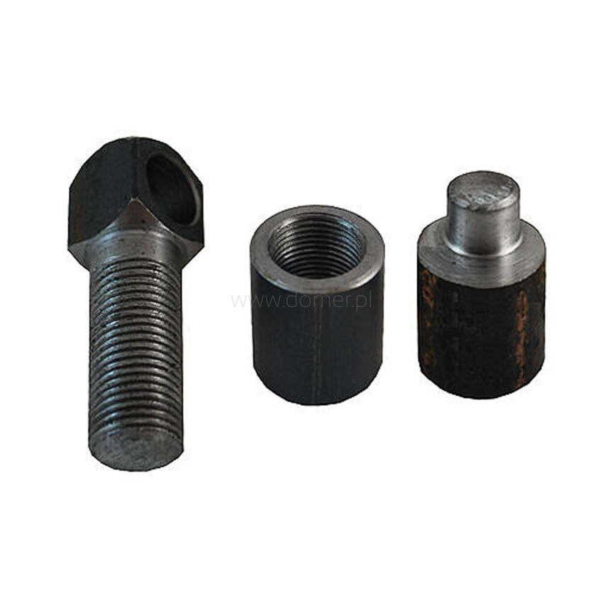 Turned steel adjustable hinge for welding 3 elements