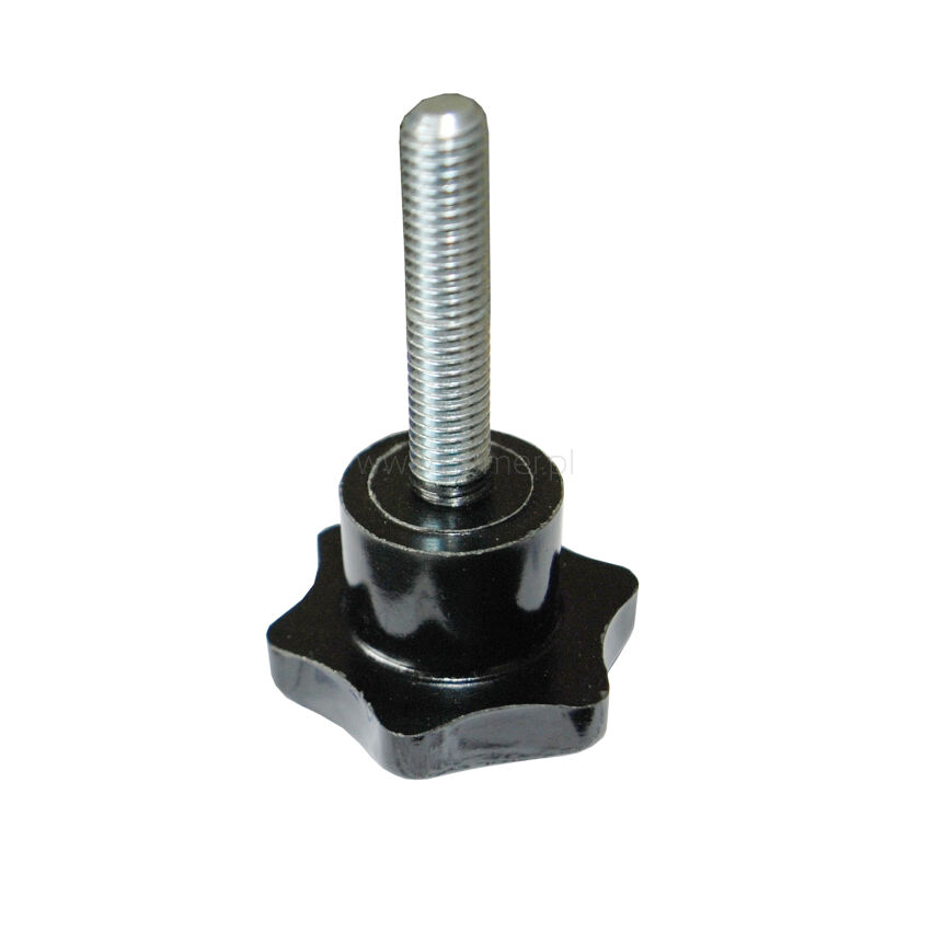 Star handle with external thread C-60 M-10 x 60 mm