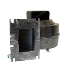 Dmuchawa do kotła wentylator pieca DM 120 z przewodem 2 m przesłoną O klapka - 4