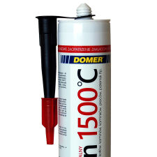 Silikon ognioodporny wysokotemperaturowy DOMER 1500 stopni C - czarny - 2