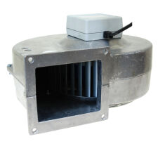 Dmuchawa do kotła, wentylator DM 180 z przesłoną wlotu i przewodem 3 m - 3