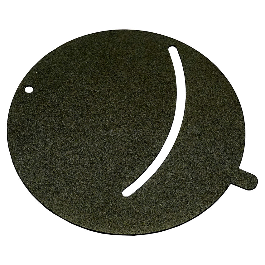 Flat inlet damper DM 80, 85, 120, 125 round black