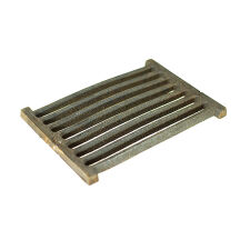 Cast iron grate plate for fireplace stove hearth 28 x 21 x 2 cm (no. 6 / w) - 2