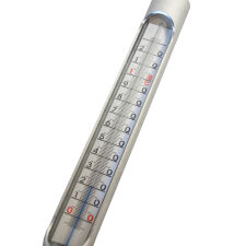 Simple thermometer for boiler furnace - 1/2 inch thread - vertical - 3