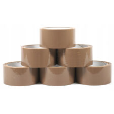 Self-adhesive brown packing tape 48 mm - set of 6 rolls - 2