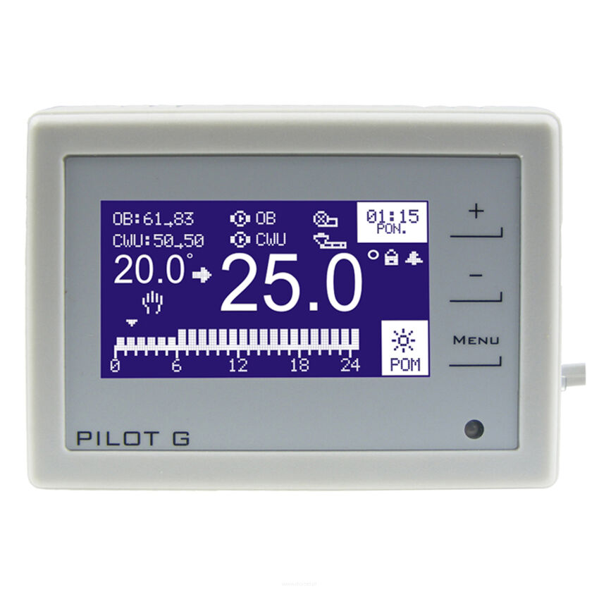 Ovládací panel izbový regulátor termostat DIAĽKOVÝ OVLÁDAČ G