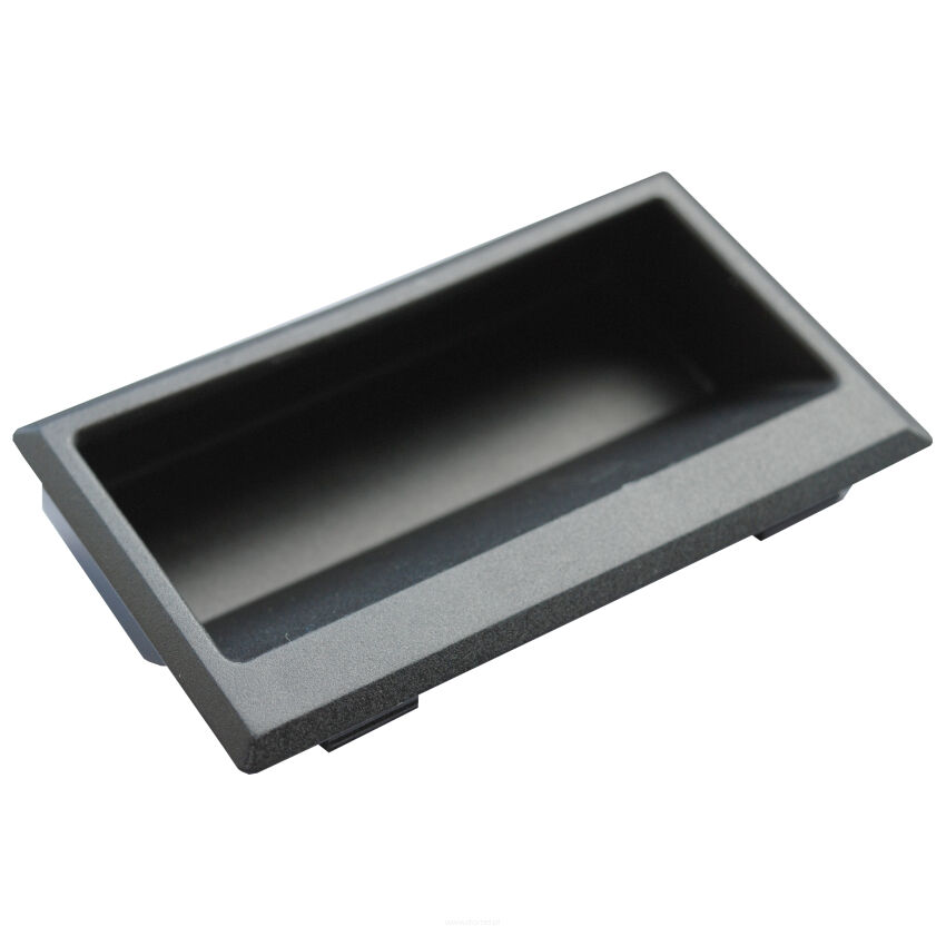 Recessed handle pa RAL 9005
