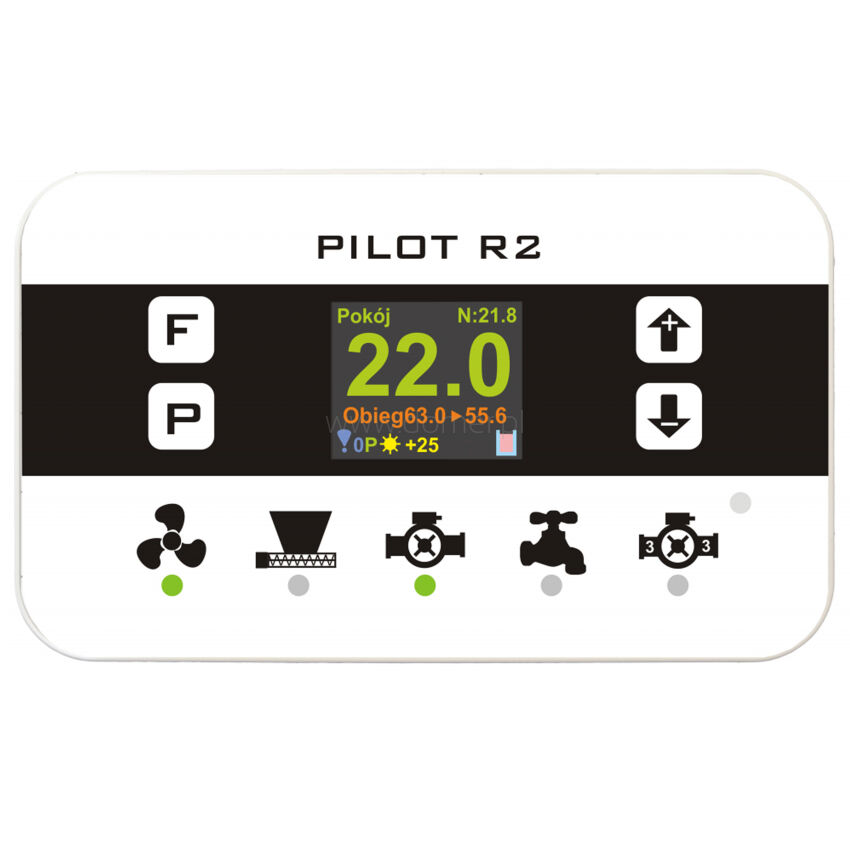 Room panel, thermostat, remote control for Prond controllers - Pilot R 2