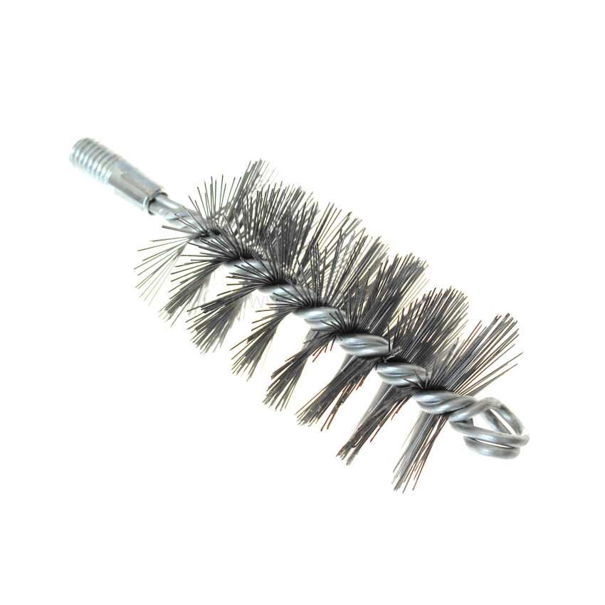 Steel brush metal cleaning rod made of round steel FI 60 with M-12 thread