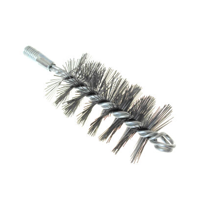 Steel brush metal cleaning rod made of round steel FI 40 with M-12 thread