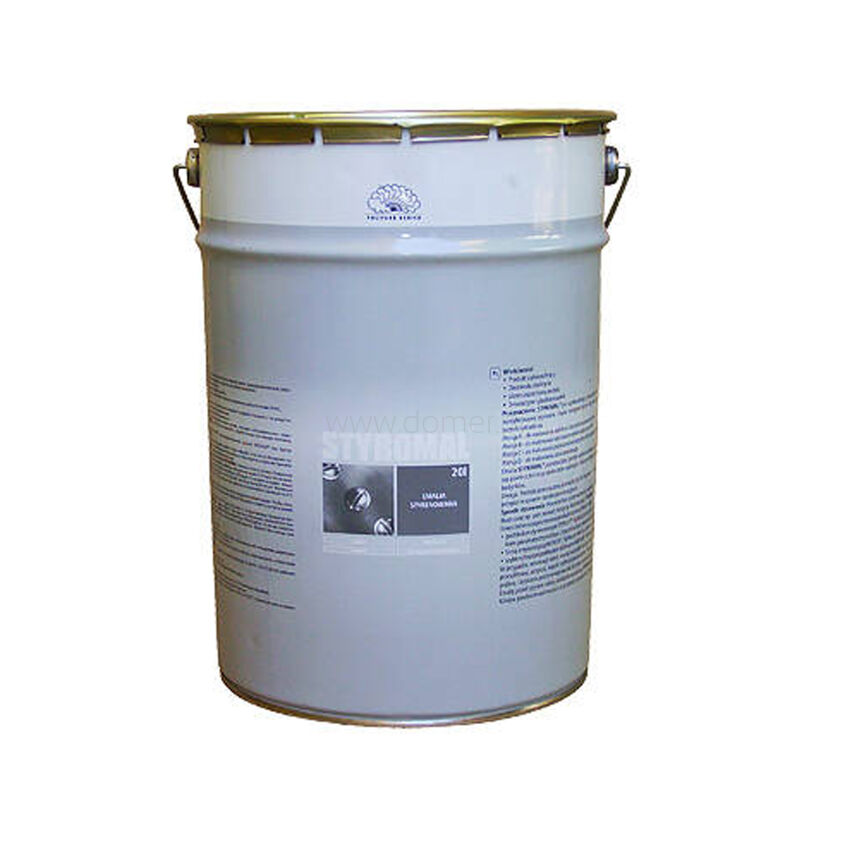 Schnelltrocknende Farbe Styromal schwarz 20 Liter (RAL 9990)