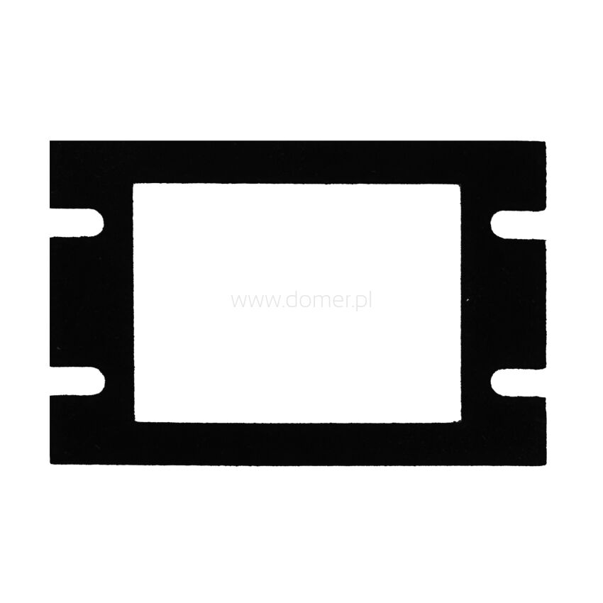 Těsnění pod ventilátor malý vnější vstup 105 x 65 mm gumové