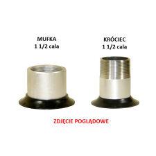Cap sleeve cover diameter 48 mm (KM 48) - black - 2
