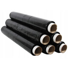 Stretch fólia na balenie čierna rolka 1,1 kg - sada 10 kusov - 2