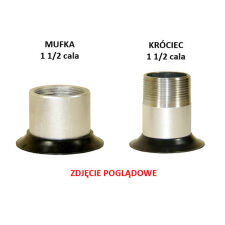 Sensor sleeve bushing cover for coupling nozzle diameter 16 mm (KM 16) - black - 2