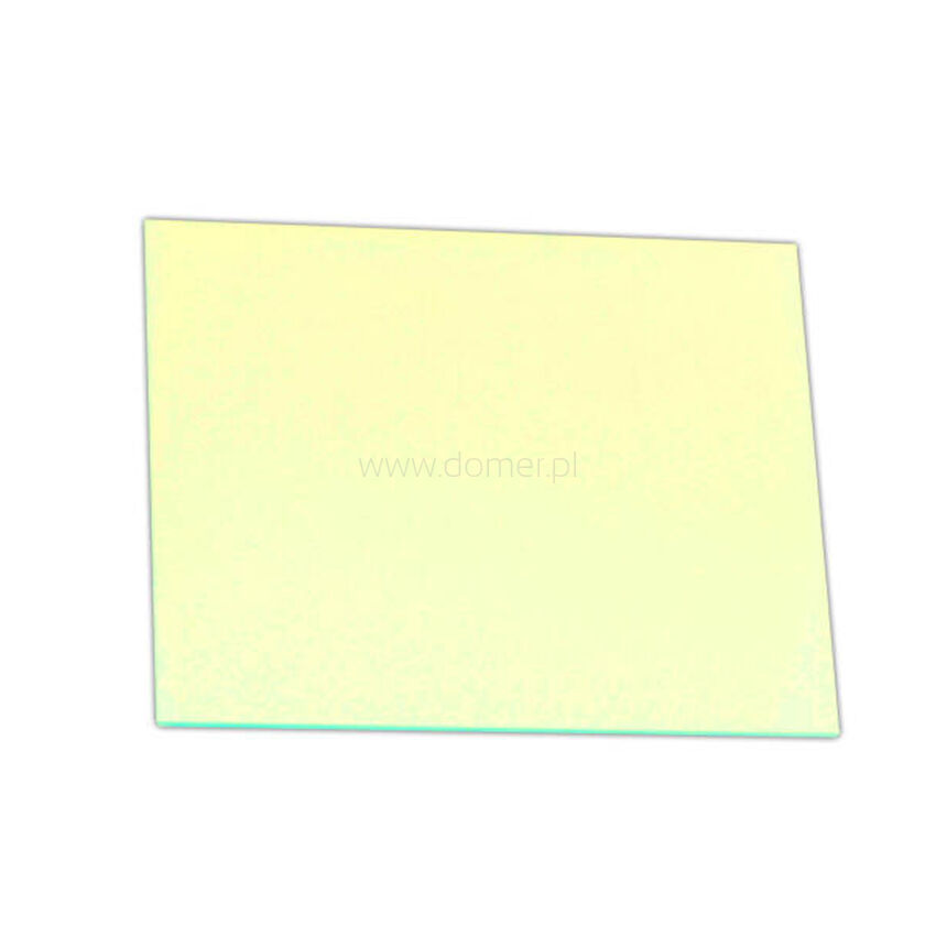 Szybka przeciwodpryskowa żółta 90 x 110 mm