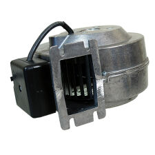 Dmuchawa do kotła, wentylator DM 80 z przesłoną O, przewód 2,5 m, puszka na kołnierzu - 3