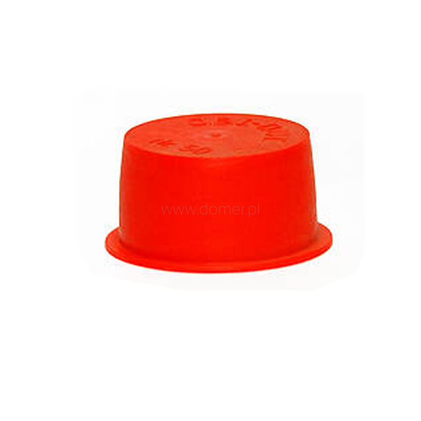 Red internal cap 1 1/4 inch plug - 41 0060