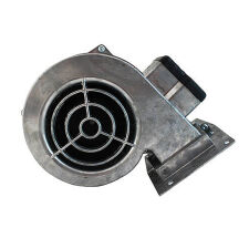Gebläse für Kessel, Ventilator WBS-6 Aluminiumgehäuse mit Drosselklappe und 0,65 Meter Kabel - 2