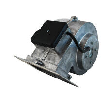 Gebläse für Kessel, Ventilator WBS-6 Aluminiumgehäuse mit Drosselklappe und 0,65 Meter Kabel - 4