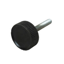 Pokrętło radełkowe z gwintem zewnętrznym M-5 x 20 mm - 2