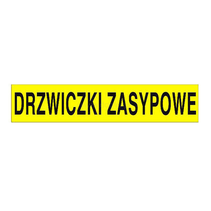 Sticker for Hopper Doors