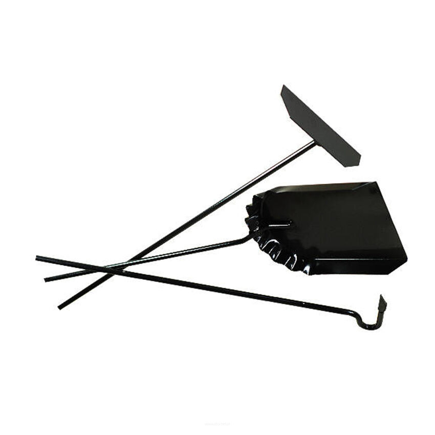 Súprava na čistenie kotla s lopatkou 3-dielna