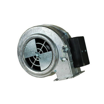 Blower for boiler, RV-13 AMR fan with 2-meter cable, damper and flap