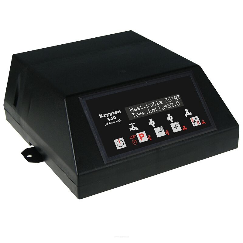 Regulátor KRYPTON 340.01 1T LCD regulátor teploty pro zásypový kotel algoritmus PID
