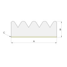 Taśma kominkowa szklana samoprzylepna TSP/C 10 x 2 mm - jednostka miary metr - 4