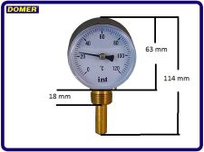 Round dial thermometer TBR 63 thread 1/2 inch - 3