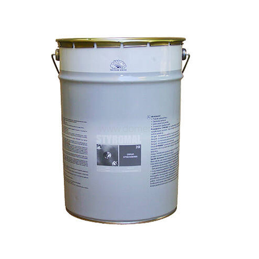 Schnelltrocknende Farbe Styromal schwarz 20 Liter matt