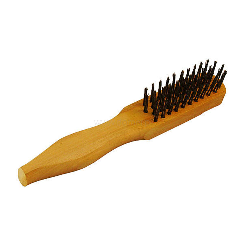 4-row wire brush
