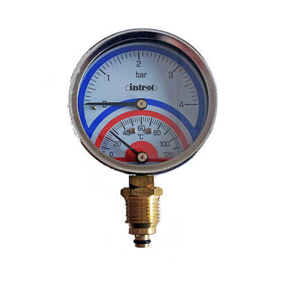 Termomanometer 4 BAR závit 1/2 palca