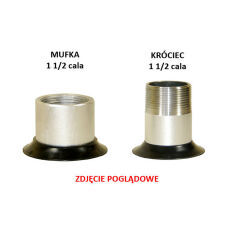 Krytka hrdla spojky priemer 21 mm (KM 21) - modrá - 2