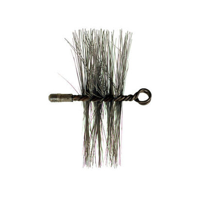 Steel brush metal cleaning brush made of round steel FI 175 with M-12 thread